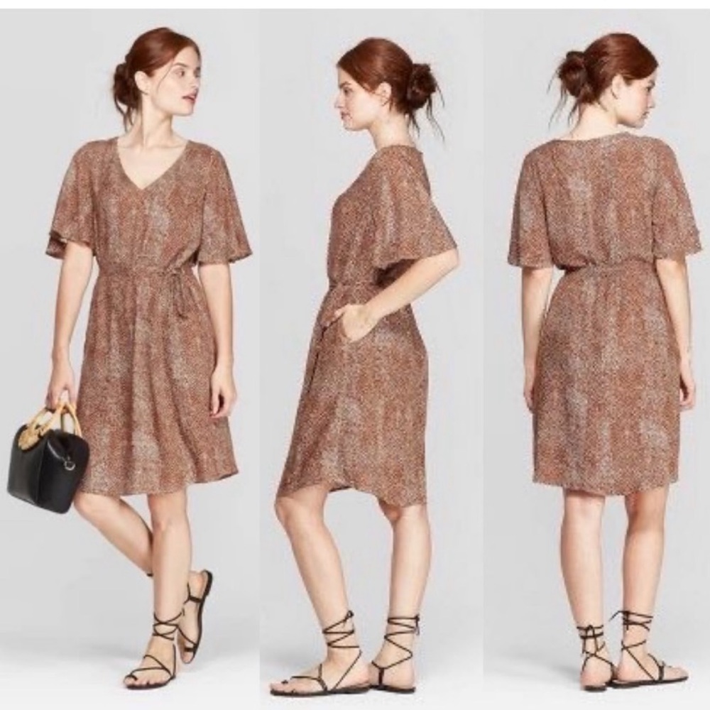 A New Day Print Dress